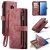 CaseMe Samsung Galaxy S9 Plus Wallet Kickstand Case Red