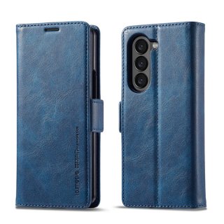 LC.IMEEKE Samsung Galaxy Z Fold 5 Wallet RFID Blocking Case Blue