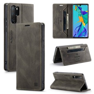 Autspace Huawei P30 Pro Wallet Kickstand Magnetic Case Coffee