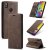 CaseMe Samsung Galaxy A10 Wallet Kickstand Magnetic Case Coffee