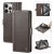 LC.IMEEKE Wallet Kickstand Magnetic Buckle Phone Case Coffee