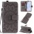 Xiaomi Redmi K30 Pro Embossed Sunflower Wallet Stand Case Gray