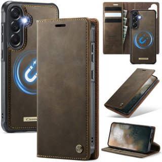 CaseMe Samsung Galaxy A57 2-in-1 Magnetic Wallet Case with RFID Blocking Coffee