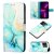 Marble Pattern OnePlus 10 Pro Wallet Stand Case Green