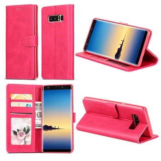 LC.IMEEKE Samsung Galaxy Note 8 Wallet Stand Leather Case Rose