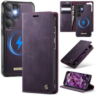CaseMe Samsung Galaxy S26 Ultra 2-in-1 Magnetic Wallet Case – Wireless Charging & RFID Blocking Purple