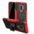 Samsung Galaxy S9 Plus Hybrid Rugged PC + TPU Kickstand Case Red