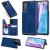 Samsung Galaxy Note 20 Luxury Tree and Cat Magnetic Card Slots Stand Cover Blue