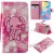 iPhone 12 Mini Embossed Pink Elephant Wallet Magnetic Stand Case
