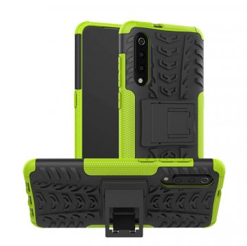 Xiaomi Mi 9 Hybrid Rugged PC + TPU Kickstand Case Green