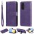 Huawei P40 Wallet Detachable 2 in 1 Stand Case Purple