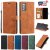 Samsung Galaxy Note 20 Wallet RFID Blocking Kickstand Case Brown