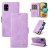 YIKATU Samsung Galaxy A51 5G Skin-touch Wallet Kickstand Case Purple
