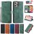 iPhone 12/12 Pro Wallet RFID Blocking Kickstand Case Green