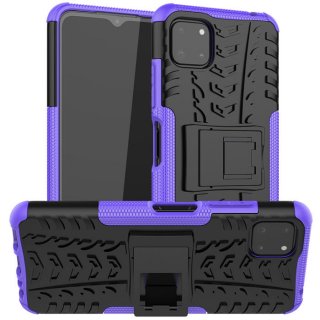 Samsung Galaxy A22 5G Hybrid Rugged Kickstand Case Purple