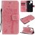 Google Pixel 5 Embossed Tree Cat Butterfly Wallet Stand Case Pink