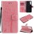 OnePlus Nord Embossed Tree Cat Butterfly Wallet Stand Case Pink