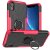 iPhone XR Hybrid Rugged PC + TPU Ring Kickstand Case Rose