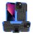 Dual Layer Hybrid Anti-Slip iPhone 14 Kickstand Case Blue