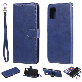 Samsung Galaxy A31 Wallet Detachable 2 in 1 Stand Case Blue