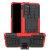 Samsung Galaxy S20 Hybrid Rugged PC + TPU Kickstand Case Red