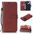 Samsung Galaxy A40 Wallet Magnetic Kickstand Leather Case Brown