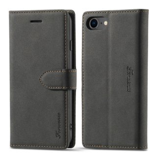 Forwenw iPhone 7/8/SE 2020 Wallet Magnetic Kickstand Case Black