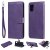 Samsung Galaxy A31 Wallet Detachable 2 in 1 Stand Case Purple