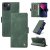 YIKATU iPhone 13 Skin-touch Wallet Kickstand Case Green