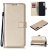 Samsung Galaxy A50 Wallet Kickstand Magnetic Leather Case Gold