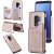Samsung Galaxy S9 Plus Embossed Wallet Magnetic Stand Case Rose Gold