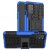 OnePlus 8T Hybrid Rugged PC + TPU Kickstand Case Blue