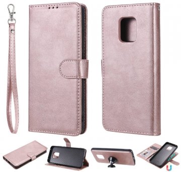 Xiaomi Redmi 10X 5G Wallet Detachable 2 in 1 Stand Case Rose Gold