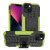 Dual Layer Hybrid Anti-Slip iPhone 14 Kickstand Case Green