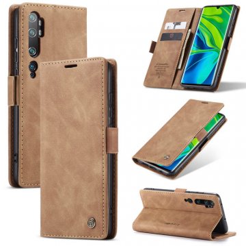 CaseMe Xiaomi Mi CC9 Pro/Mi Note 10/Mi Note 10 Pro Wallet Case Brown