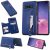 Samsung Galaxy S10 Plus Wallet Magnetic Shockproof Cover Blue