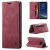 Autspace Samsung Galaxy S8 Wallet Kickstand Case Red