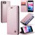CaseMe iPhone 7/8/SE 2020/SE 2022 Wallet Kickstand Magnetic Case Pink