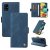 YIKATU Samsung Galaxy A51 4G Skin-touch Wallet Kickstand Case Blue