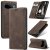 CaseMe Google Pixel 11 Pro XL Suede Leather Wallet Case Coffee