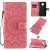 Xiaomi Redmi Note 9 Pro/Note 9S Embossed Sunflower Wallet Stand Case Pink