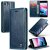 CaseMe iPhone 7/8/SE 2020/SE 2022 Wallet Kickstand Magnetic Case Blue