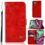 iPhone 12/12 Pro Premium Vintage Wallet Kickstand Case Red
