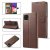 LC.IMEEKE Samsung Galaxy A22 5G Wallet Magnetic Stand Case Coffee
