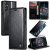 CaseMe Samsung Galaxy A24 4G Luxury Wallet Magnetic Case Black