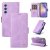 YIKATU Samsung Galaxy A54 5G Skin-touch Wallet Kickstand Case Purple