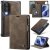 CaseMe Samsung Galaxy Z Fold8 2-in-1 Magnetic Wallet Case – Wireless Charging & RFID Blocking Coffee