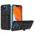 iPhone 13 Pro Max Card Slot Kickstand Shockproof Case Blue