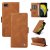 YIKATU iPhone 7/8/SE 2020/SE 2022 Skin-touch Wallet Kickstand Case Brown