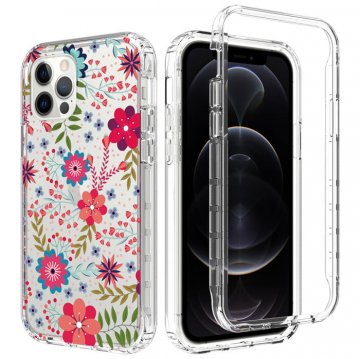 iPhone 12/12 Pro Clear Bumper TPU Floral Prints Case